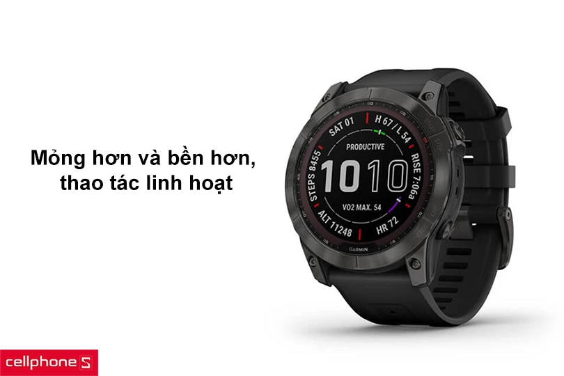 Mỏng hơn và bền hơn, thao tác điều khiển linh hoạt