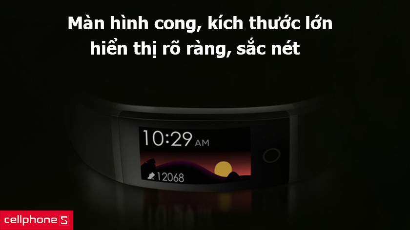 màn hình được làm cong
