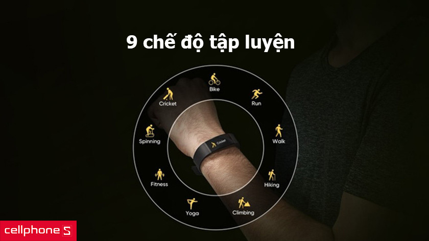 9 chế độ tập luyện
