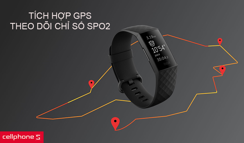 Tích hợp GPS và theo dõi chỉ số Spo2