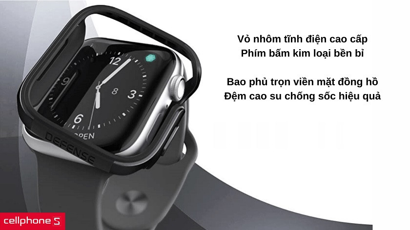 Ốp viền chống sốc Raptic Edge cho Apple Watch 40mm