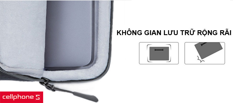 Không gian lưu trữ rộng rãi