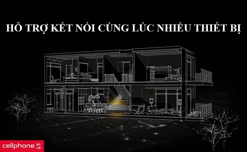Hỗ trợ kết nối cùng lúc nhiều thiết bị