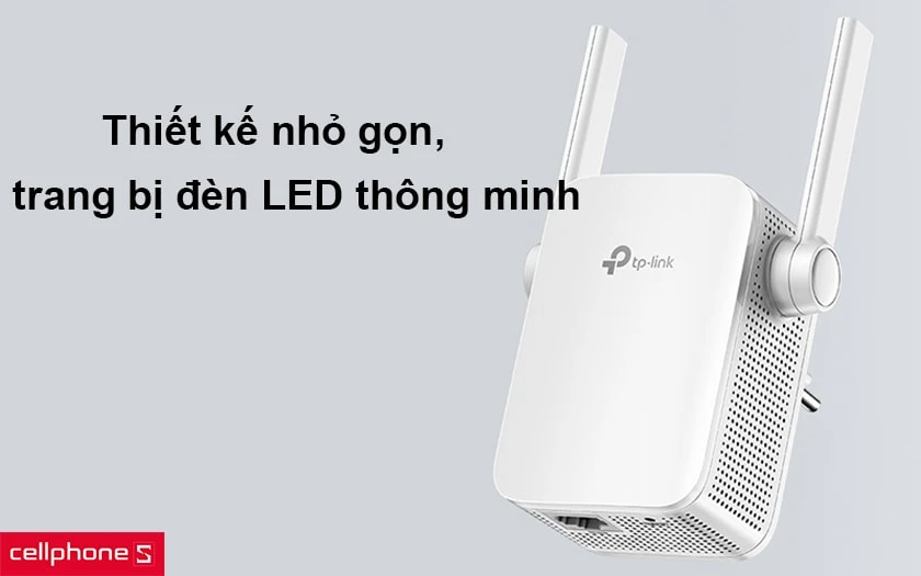 Thiết kế nhỏ gọn, trang bị đèn LED thông minh