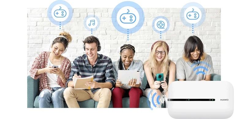 Bộ phát Wifi di động Huawei E5576 606 4G 150Mbps