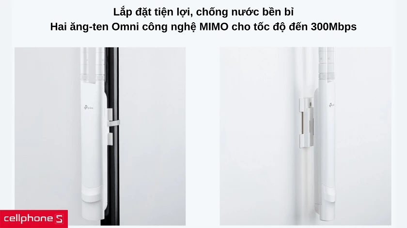 Công nghệ MIMO cho tốc độ wifi lên đến 300Mbps