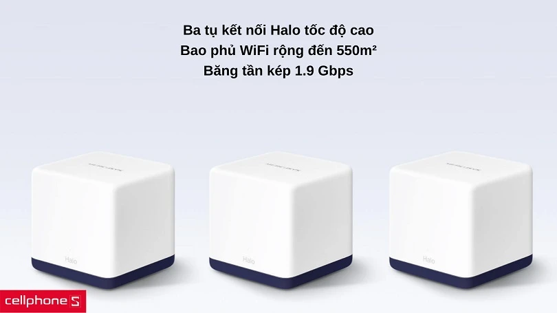 Tín hiệu internet vững chắc ở mọi khu vực trong nhà