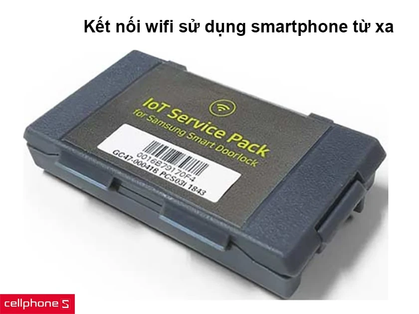 Kết nối wifi sử dụng smartphone từ xa