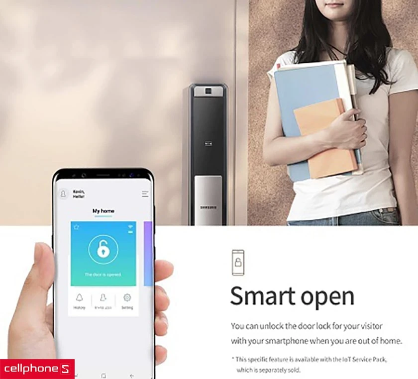 Sử dụng cho dịch vụ mở khóa cửa thông minh