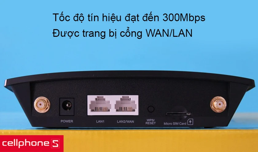 Tốc độ mạng 4G LTE cho tín hiệu đạt đến 300Mbps