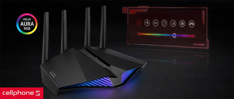 Router Wifi 6 Asus AX82U băng tần kép AX5400 – Trải nghiệm wifi tốc độ cao, đường truyền bảo mật