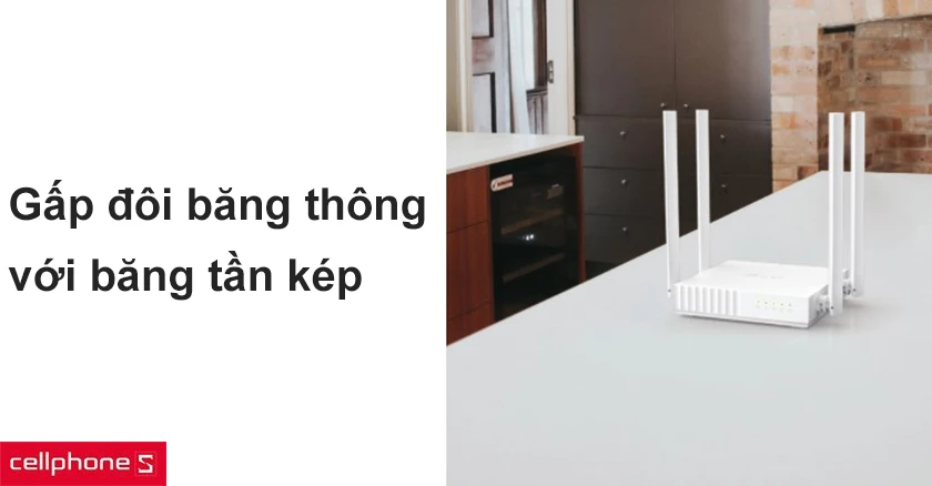 Gấp đôi băng thông kết nối nhờ tích hợp băng tần kép