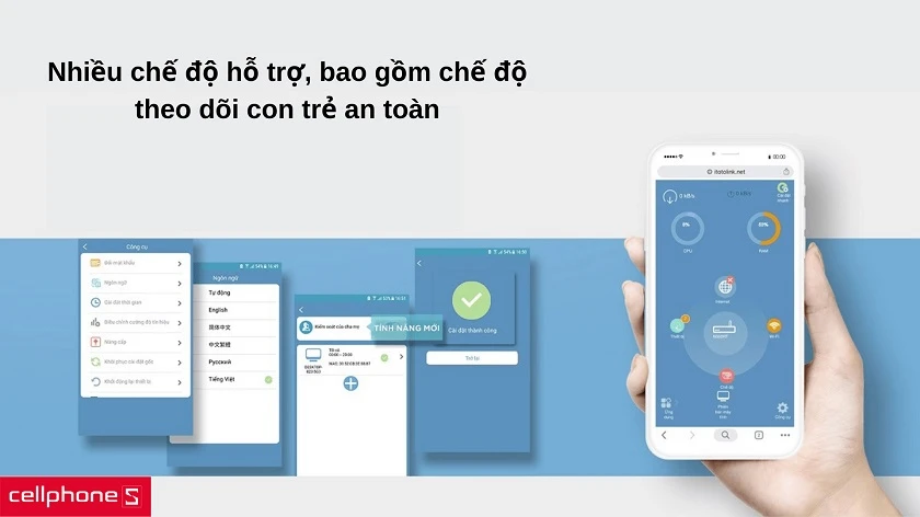 Chế độ Parental Control mang đến nội dung trong sạch cho con trẻ