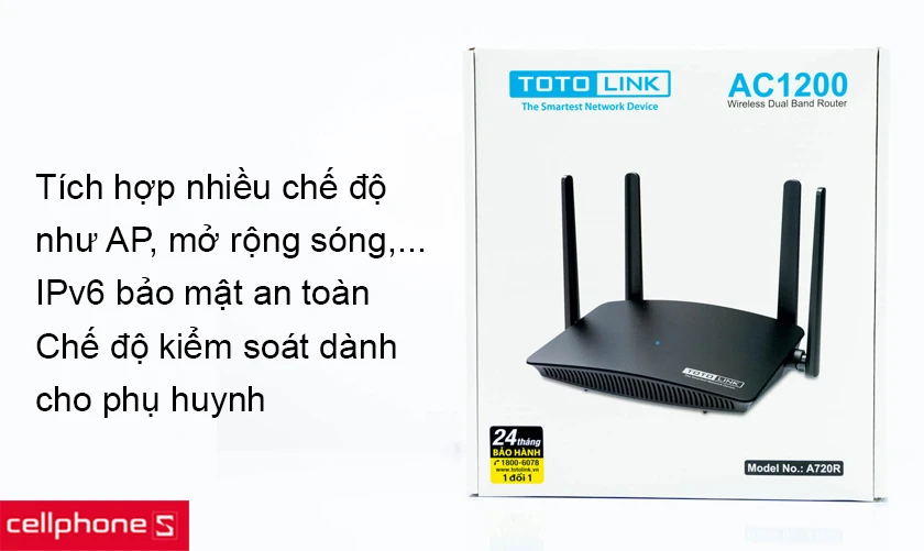 Nhiều chế độ hoạt động và chế độ kiểm soát để bạn quản lý trẻ tốt hơn