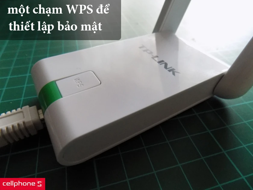 một chạm WPS thiếp lập bảo mật