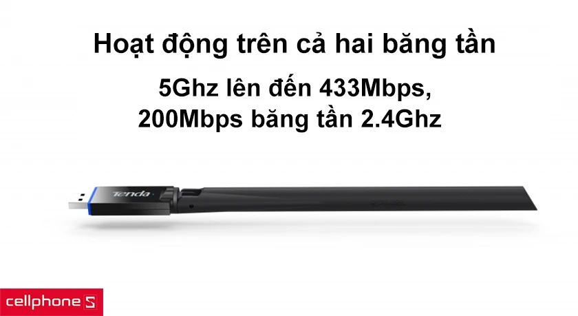 Hoạt động trên cả hai băng tần