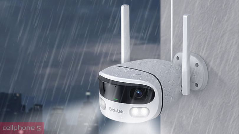 Tính năng kháng nước trên camera IP Wifi 2 ống kính Botslab W302 4MP ngoài trời