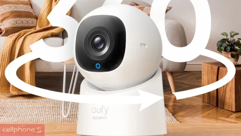 Góc độ ghi hình của camera IP Eufy 2MP C210