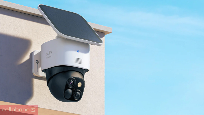 Khả năng quay và quét của camera ngoài trời năng lượng mặt trời Eufy 3K S340