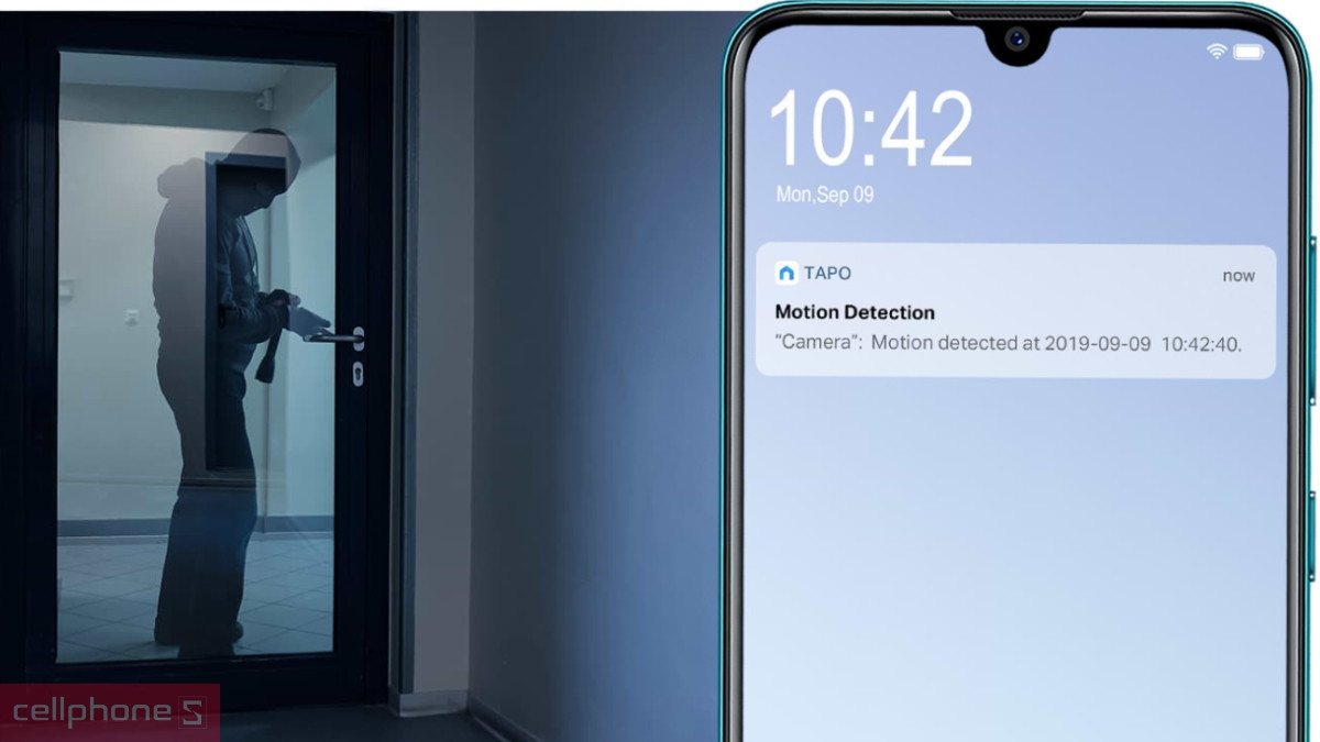 Khả năng quan sát, hỗ trợ ghi hình ban đêm rõ nét của camera TP-Link Tapo IP Wifi 1080p C110