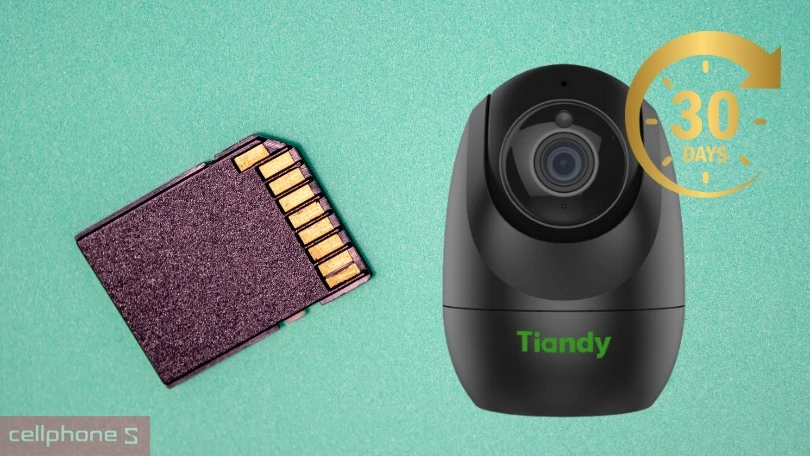Lưu trữ trên camera IP WiFi Tiandy H600 2MP Fullcolor