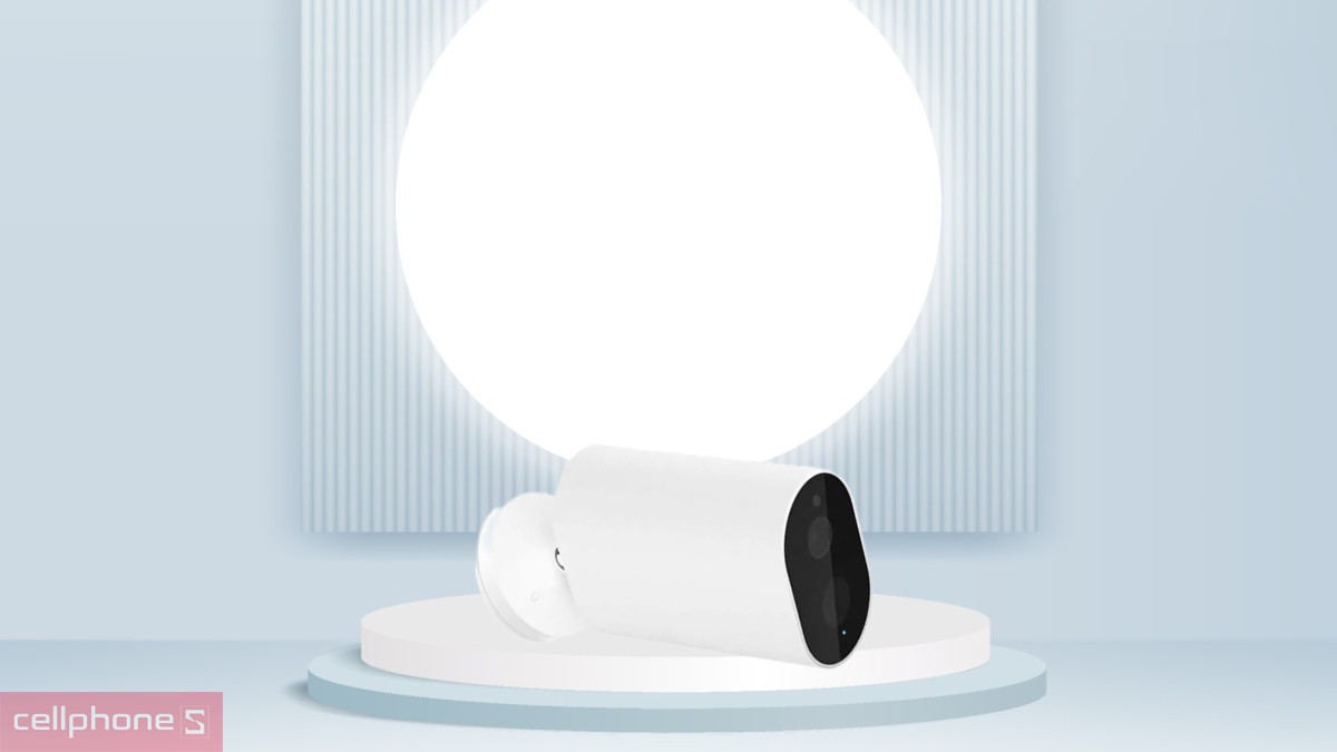 Góc quay của camera Xiaomi ngoài trời hồng ngoại BHR4433GL 1080p