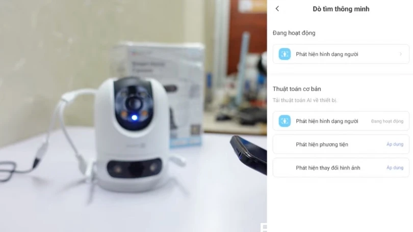 Hướng dẫn kích hoạt tính năng dò tìm thông minh trên camera EZVIZ H9C