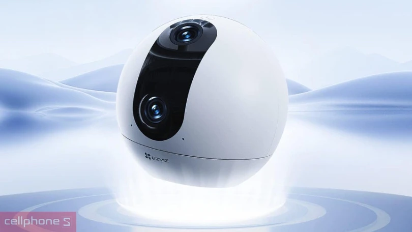 Camera IP Wifi 6MP Ezviz C60P Dual - Quay quét thông minh, ghi hình sắc nét