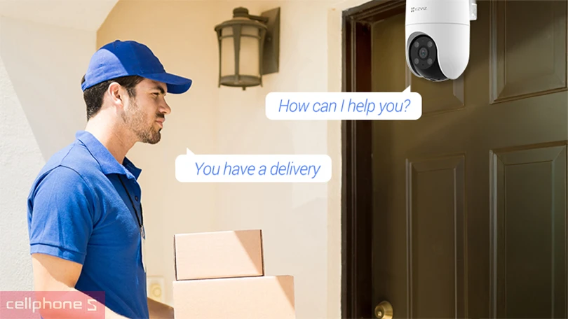 Đàm thoại camera Ezviz IP Wifi H8C 4MP 2K Plus