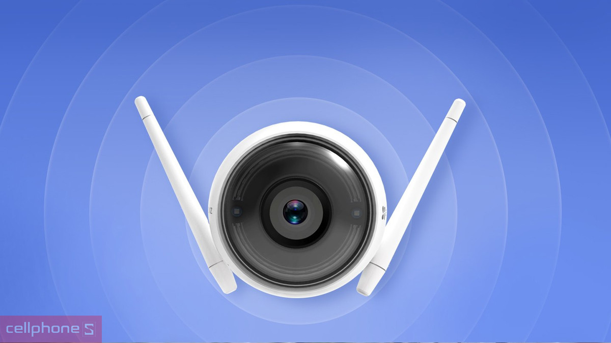 Góc quay của camera Ezviz IP Wifi ngoài trời Husky Air 2.8mm 720P