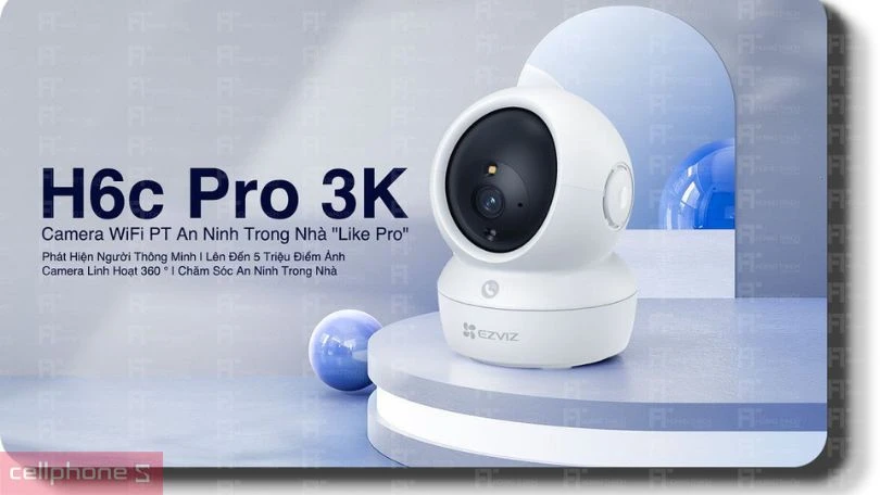 Vì sao nên mua camera IP hồng ngoại không dây 5MP Ezviz H6C Pro?