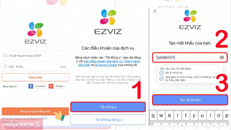 Hướng dẫn đăng ký tài khoản Ezviz