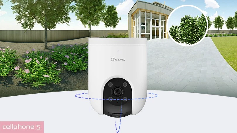 camera Ezviz H8c Pro 5MP quay toàn cảnh