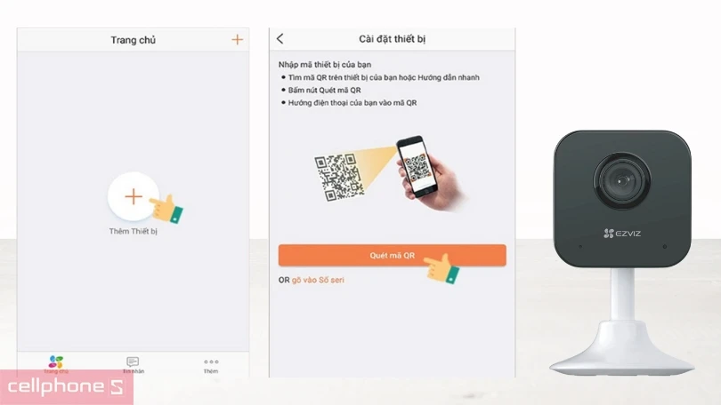cách sử dụng camera IP WiFi trong nhà EZVIZ H1C 2MP