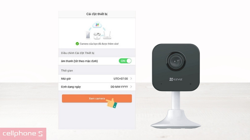cách sử dụng camera IP WiFi trong nhà EZVIZ H1C 2MP