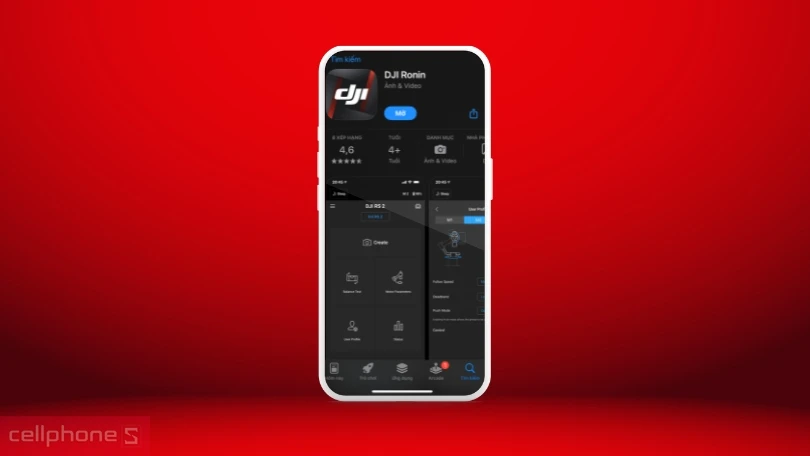 Kích hoạt DJI RS4 Mini Combo