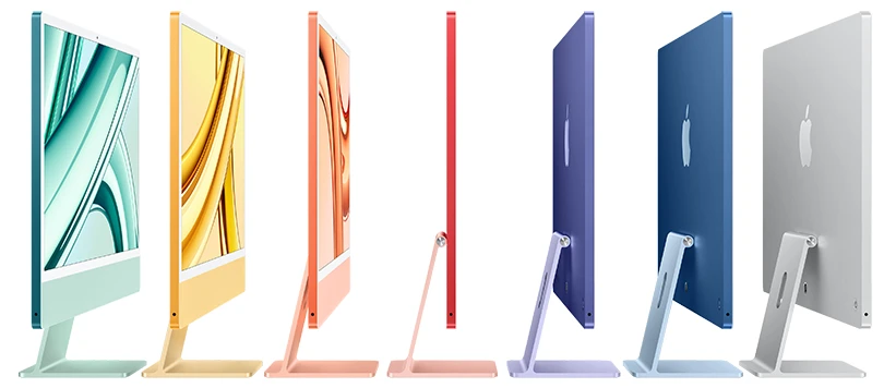 iMac M3 2023 24 inch 8GB 256GB 10 GPU – Đắm chìm với màn hình Retina sắc nét