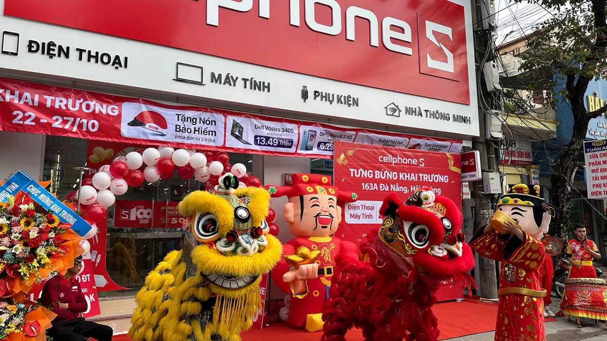 CellphoneS khai trương cửa hàng tại 163A đường Đà Nẵng | Hải Phòng