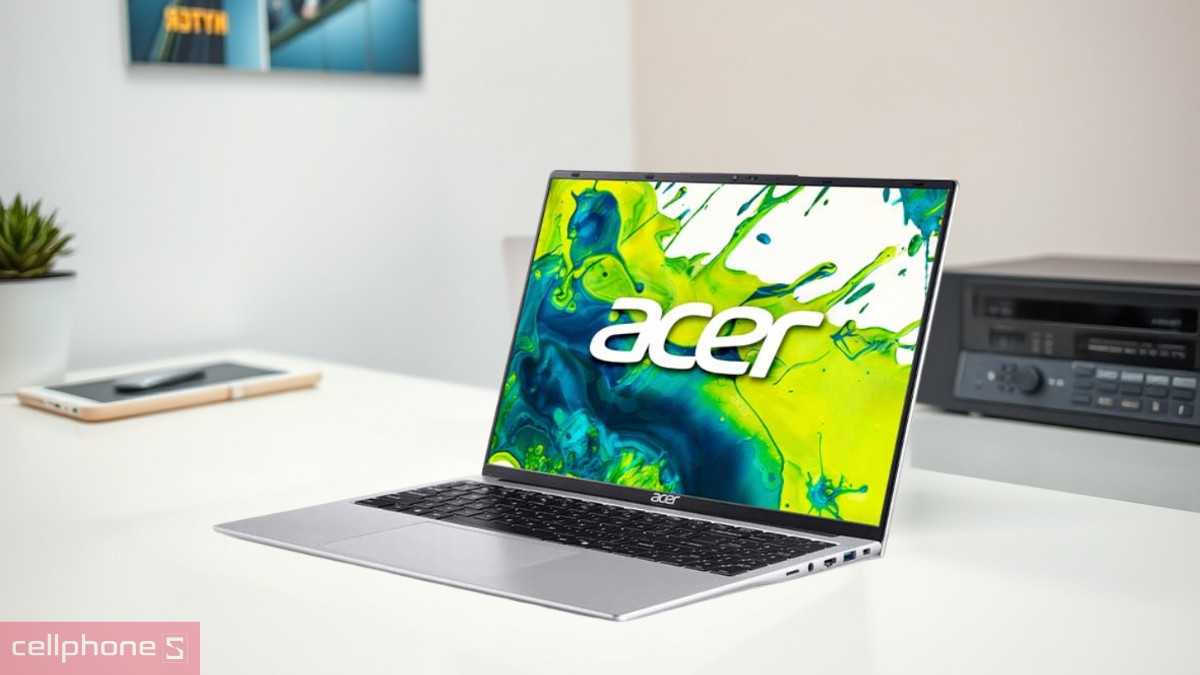 Bộ nhớ RAM, ổ cứng của laptop Acer Aspire Lite 16 AI AL16-71P-71WU