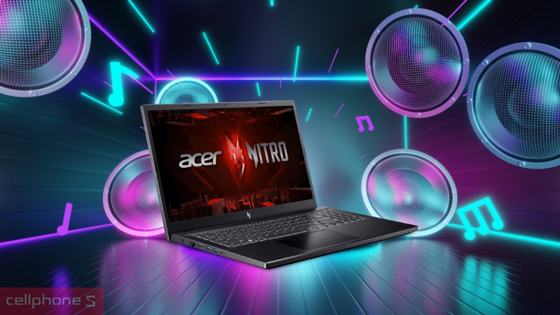 Cáu hình laptop Acer Nitro V ANV15-51-55CA