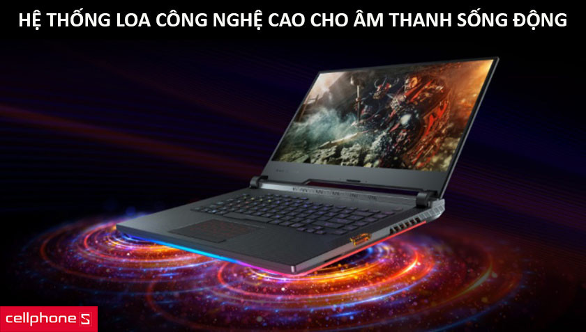 hệ thống loa side-firing với công nghệ Smart Amp
