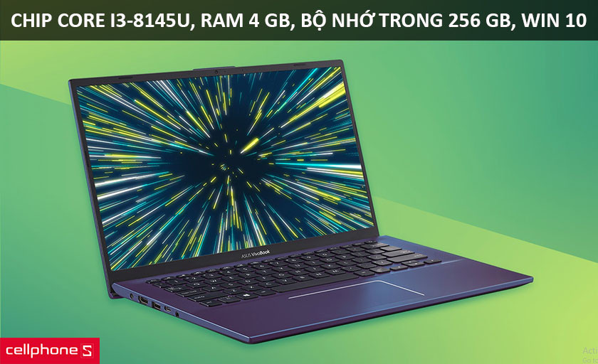 Chip Intel 8145U, RAM 4 GB