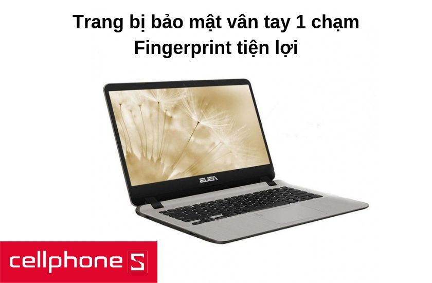 Bảo mật vân tay 1 chạm Fingerprint 