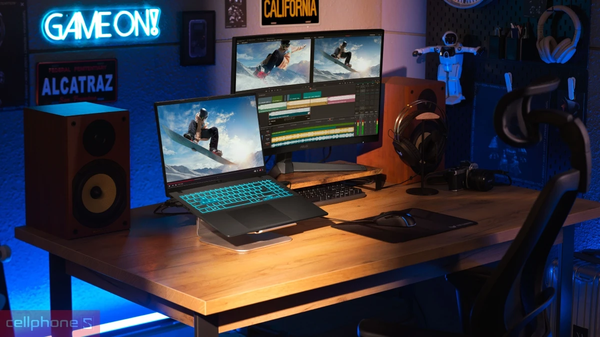 Thiết kế hiện đại – Mỏng nhẹ, đậm chất gaming