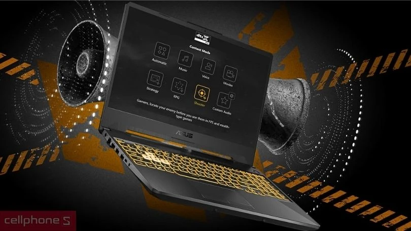 Âm thanh laptop Asus TUF GAMING F15 FX506HF-HN014W