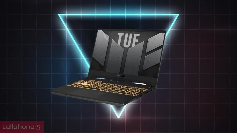 Thiết kế laptop Asus TUF Gaming F15 FX570VI IP088w