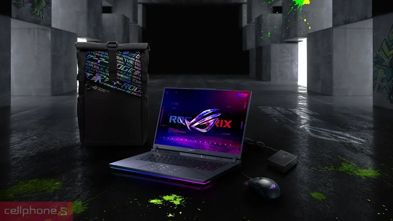 Thiết kế và tản nhiệt của laptop Asus ROG Strix G16 G614JV-N4369W