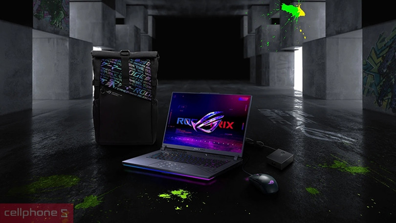 Thiết kế laptop Asus Rog Strix G16 G614JVR N4162W