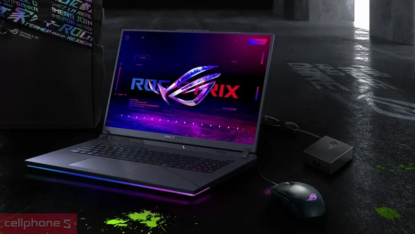 Thiết kế laptop Asus ROG Strix G18 G814JU-N6143W