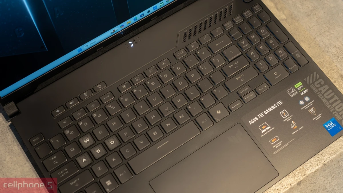 Cấu hình laptop ASUS TUF Gaming F16 FX607VU-RL045W